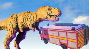 Машины vs Tирекс ?  Эпик зашкаливает !Teardown