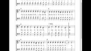 🎼 «Господи воззвах...», глас 6 (бас). Сокращенный Киевский распев