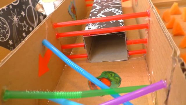 Лабиринт Для Хомяка из Картона Своими Руками. Хомяк в Лабиринте. Видео с Хомяками. Hamster смотреть онлайн