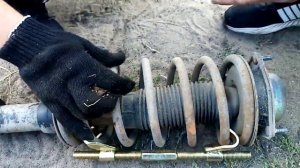 Замена стоек ваз 2112 проблема в гайке!