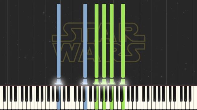STAR WARS - Ultimate Medley | Piano Tutorial (Synthesia) смотреть онлайн