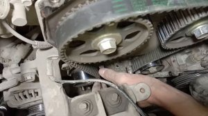 Замена ремня ГРМ KIA Spectra 1.6 S6D 101 л.с. 2006