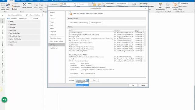 How to Enable Inactive Microsoft Outlook Add-Ins смотреть онлайн
