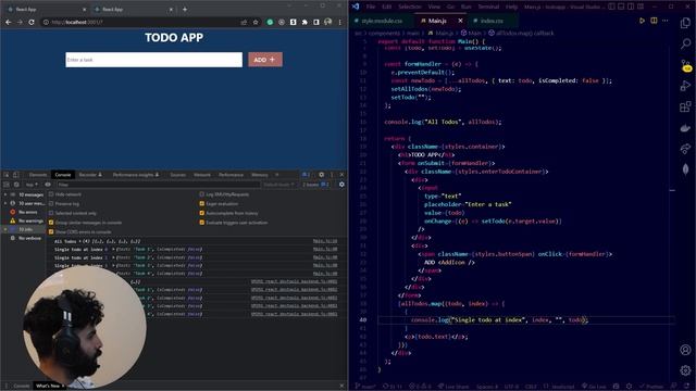 Todo App | React Tutorials For Beginners | #react #beginners смотреть онлайн
