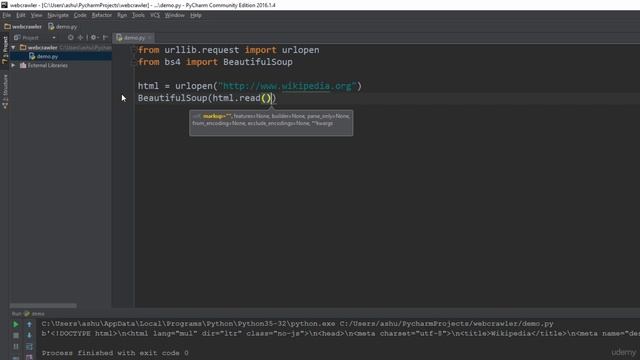 175 Python Web Crawler Part 2 смотреть онлайн