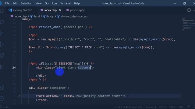 Part-8 PHP Basic With Bootstrap(Alert Message) смотреть онлайн