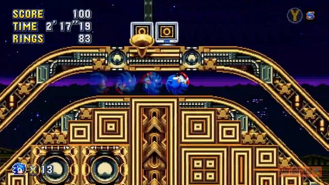 Stardust Speedway Present in Sonic Mania смотреть онлайн
