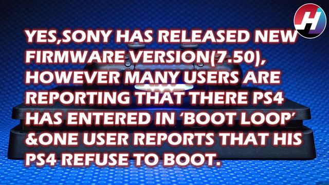 Ps4 Firmware Update 7.50 | Causing 'BOOT LOOP'&Many Issues... |HotNews! смотреть онлайн