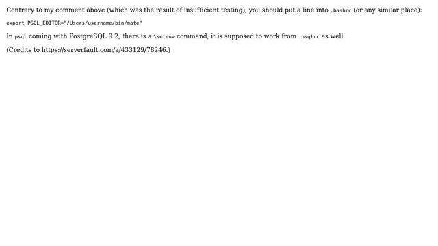 Databases: How do I set the external editor for PostgreSQL's psql client? (4 Solutions!!) смотреть онлайн