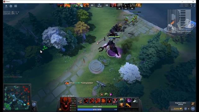 Dota 2 Shadow Fiend GamePlay V S AI Rampage смотреть онлайн