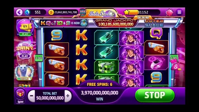 slotomania Outer Space Free spins game смотреть онлайн