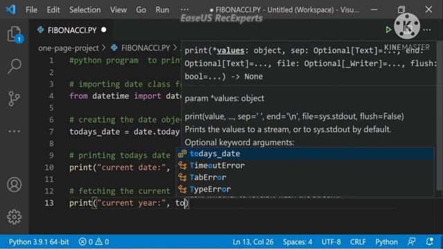 It is very helpful Program ! Project base program ! Current year , month & day in Python Program ! смотреть онлайн