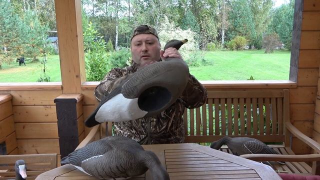 Полевые чучела гусей РПГ. смотреть онлайн