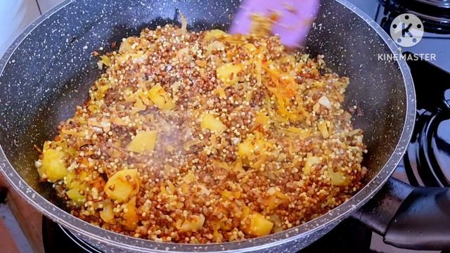 Жарю КУС-КУС с ГРЕЧОЙ! Что Я готовила? Когда муж зрабатывал 7-тысяч рублей в месяц! (Вкусный ужин смотреть онлайн