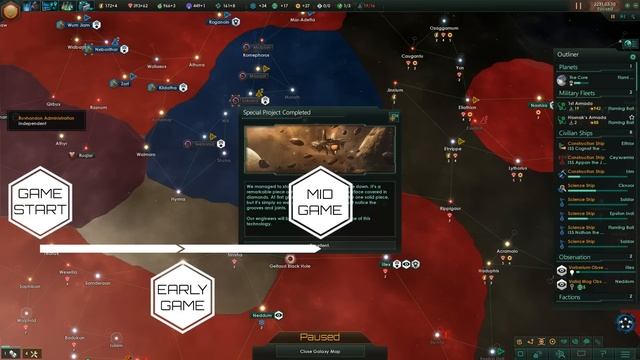 Stellaris for Beginners - What is the Early/Mid/Late Game? смотреть онлайн