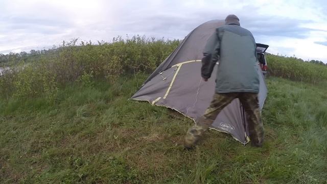 Палатка Sumatra 4 CAMPUS.  Сборка с рекомендациями.