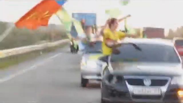 Желто зеленый автопробег из пгт Афипский 18 09 2011 смотреть онлайн