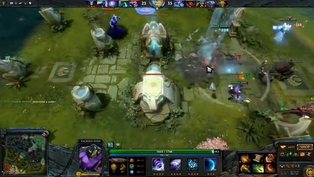 Краткий видеообзор - гайд одного из сильнейших героев Доты 2 - Faceless Void смотреть онлайн