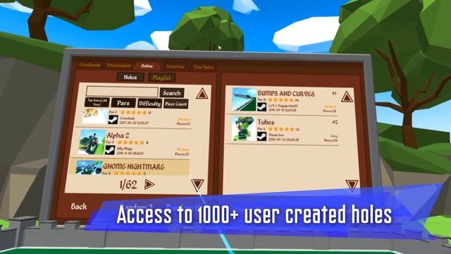 Cloudlands: VR Minigolf Mobile смотреть онлайн