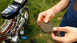 Чистка воздушного фильтра на мопеде Delta