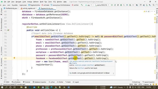 How to Read Info From Firebase Database in Android Studio (User Profile) смотреть онлайн