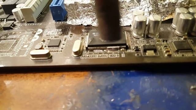 Ремонт легендарной материнской платы Asus M4A89GTD PRO смотреть онлайн