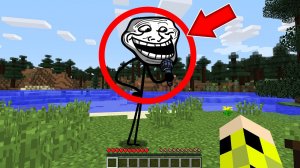 Я нашел ТРОЛЛФЕЙСА в своем мире в майнкрафт ! Как найти FNF TROLLFACE MINECRAFT