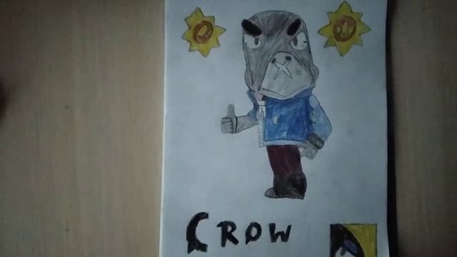 Crow (Ворон) рисунок смотреть онлайн