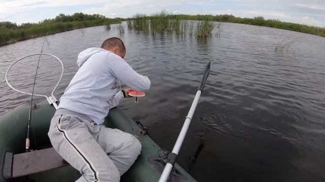 Рыбалка в карагандинской области. Ловим щуку на реке кон смотреть онлайн