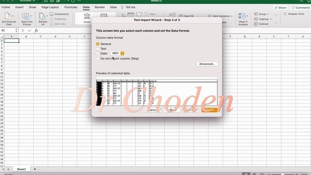 How to import delimited (.csv) file into Excel | Mac| Dr Choden смотреть онлайн