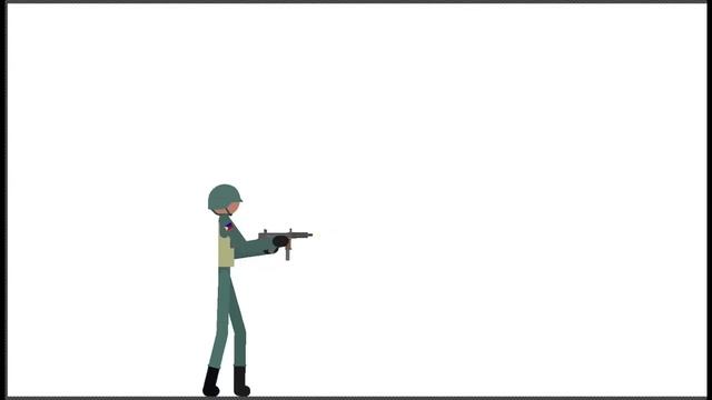 Filipino Soldier firing Floro MK-9 test - Stick Nodes Animation смотреть онлайн