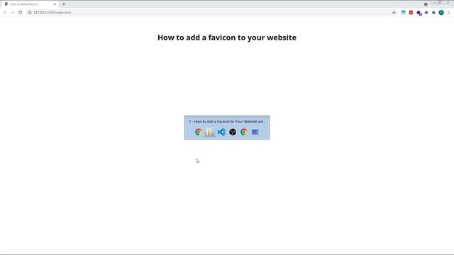 How to Add a Favicon (Logo Icon) to Your HTML Website смотреть онлайн