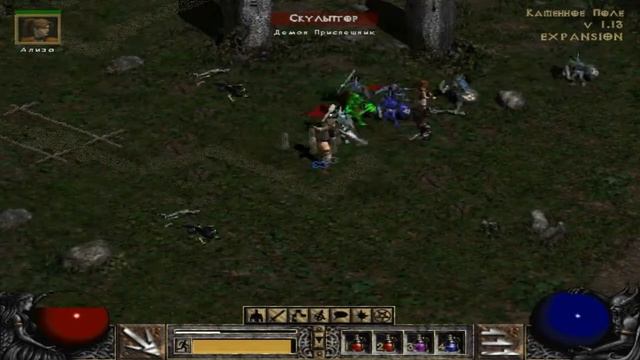 Let's Play Diablo II Hardcore #4 (Поиск Каина) смотреть онлайн