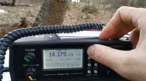 Реальные показатели КСВ на траснсивере SW-2013 антенна FD-4 несимметричный диполь в полевых условия