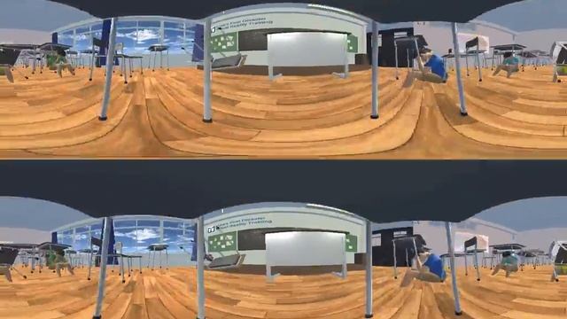 Virtual Reality (VR) Simulation of an earthquake scenario in school смотреть онлайн