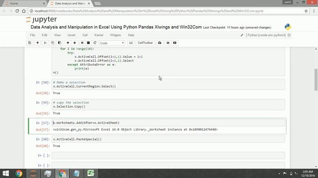 Data Analysis and Manipulation in Excel Using Python Win32Com Pandas and XlWings Part 2 смотреть онлайн
