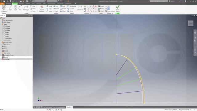 Dome made of bricks - Inventor 2019 Training - Part Design смотреть онлайн