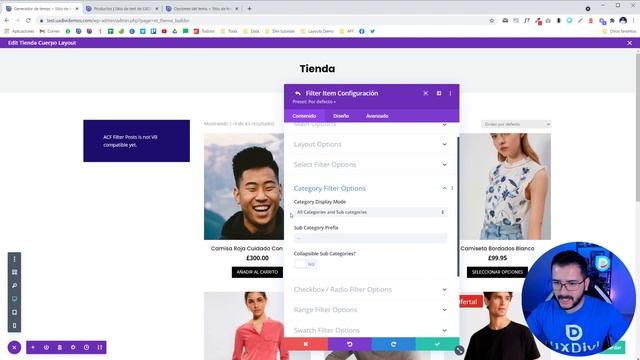 ✅ TUTORIAL DIVI: Crear Filtros en tienda online en Divi con DIVI AJAX FILTER PLUGIN + Descarga ? смотреть онлайн