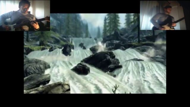 Skyrim - The Dragonborn Guitar Version смотреть онлайн