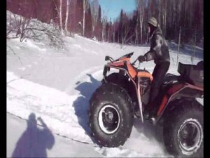 Квадроцикл Сокол, зимние забавы 04 02 2016