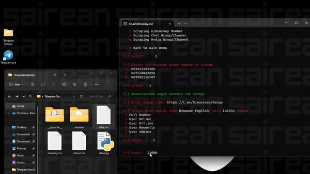 Telegram Service 2024 - Scrape Hide Group Members смотреть онлайн