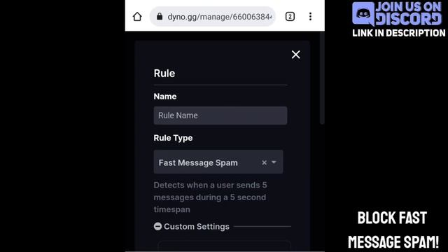 Setup Dyno Bot Custom Rule | Automod Moderator Bot | Discord смотреть онлайн