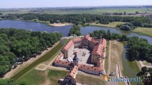 Несвижский дворец Радзивиллов с высоты птичьего полета - Экскурсии по Беларуси