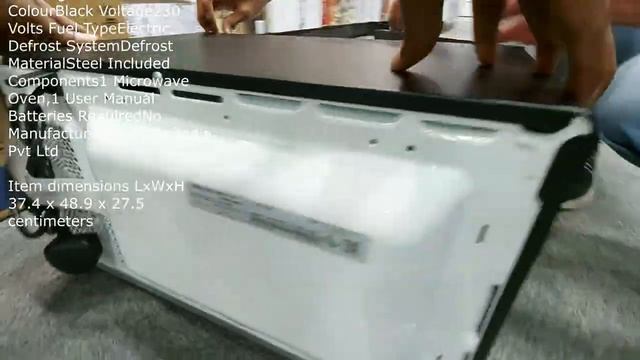 Unboxing || Samsung 23 L Solo || Microwave Oven (MS23F300EEK/TL, Black) смотреть онлайн