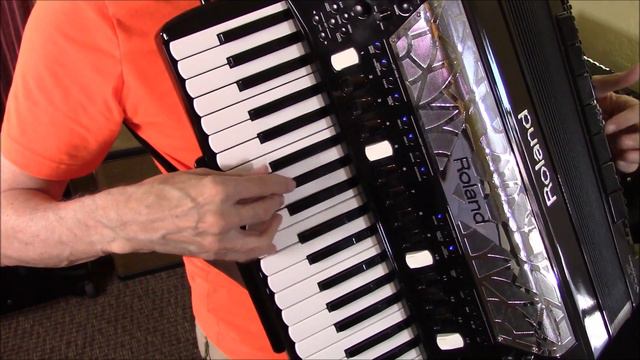 Red Dress Polka, Roland FR 8x, Dale Mathis Accordion смотреть онлайн