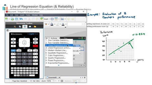 Line of Regression Equation (& Reliability) [IB Math AI SL/HL] смотреть онлайн