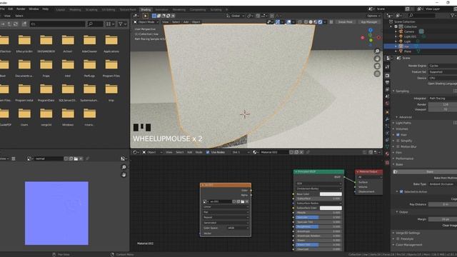 Запекание карт Ambient occlusion в blender 2.8 смотреть онлайн
