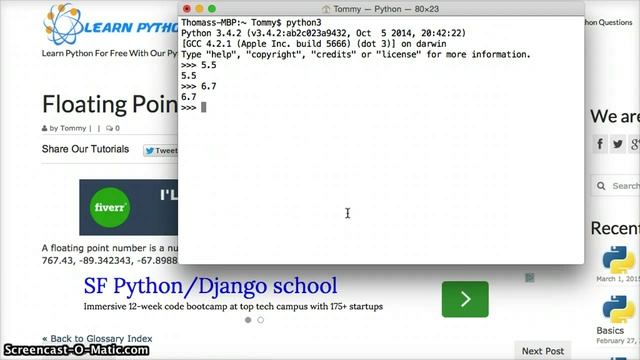 Python: What is a Floating Point Number? смотреть онлайн