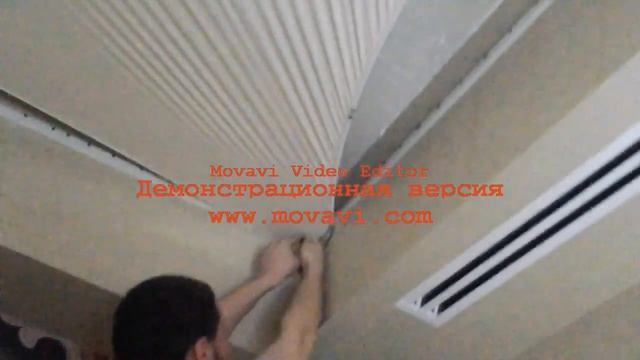 Монтаж натяжного потолка смотреть онлайн