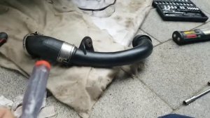 Замена патрубка турбины Т5 2.0 TDI